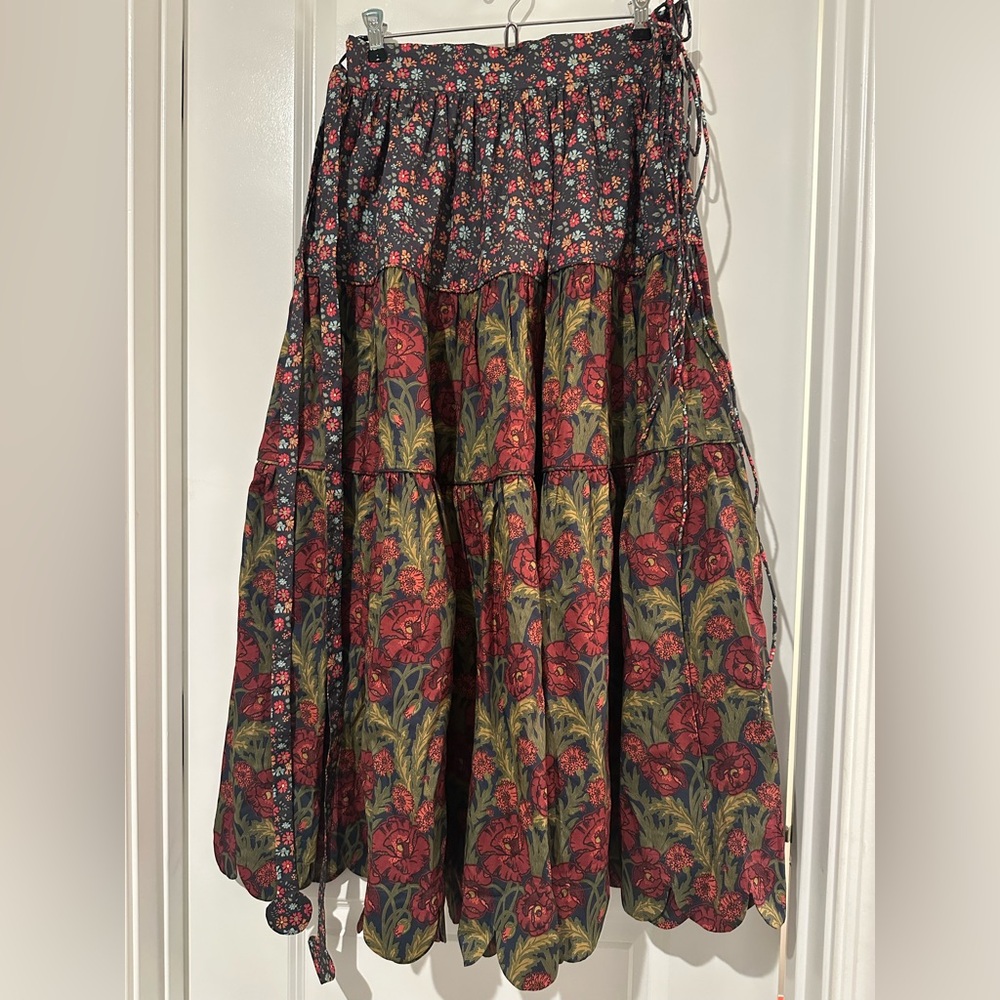 Horror Vacui Fleur Skirt in Liberty Capel Floret and Maud’s Posey